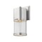 Z-Lite Lestat 1 Light Outdoor Wall Light, Brushed Aluminum & Clear 562M-BA-LED - alternate 1